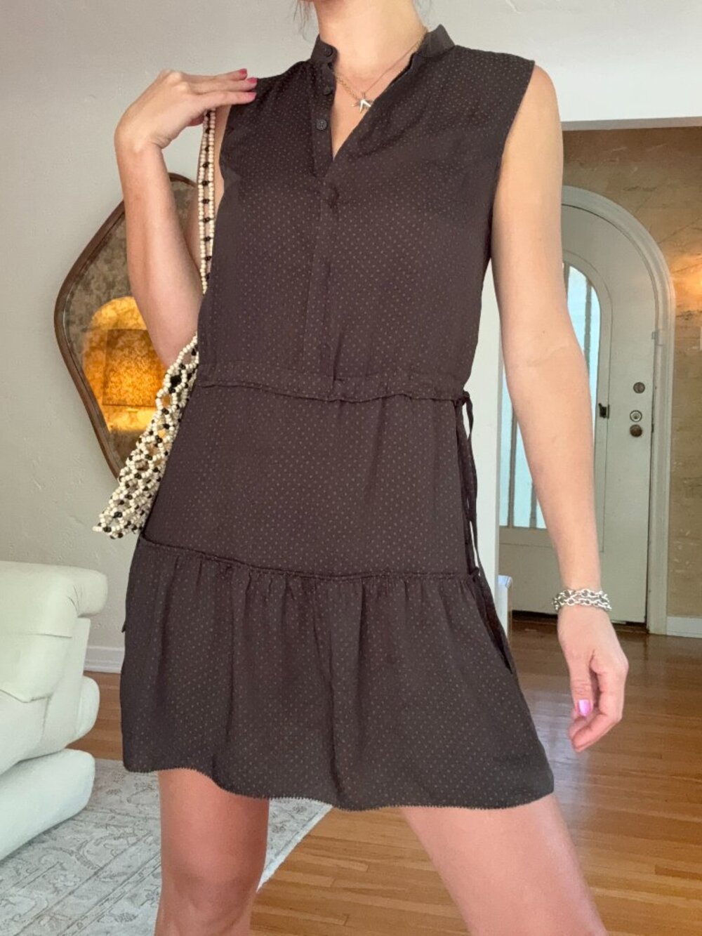 Brown AllSaints Mini Dress